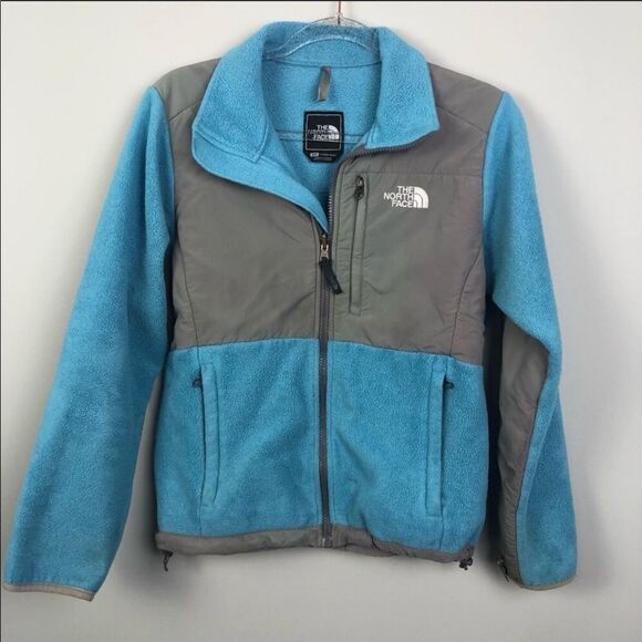 THE NORTH FACE | Blue/Gray Denali Jacket Sz Small - Picture 1 of 7